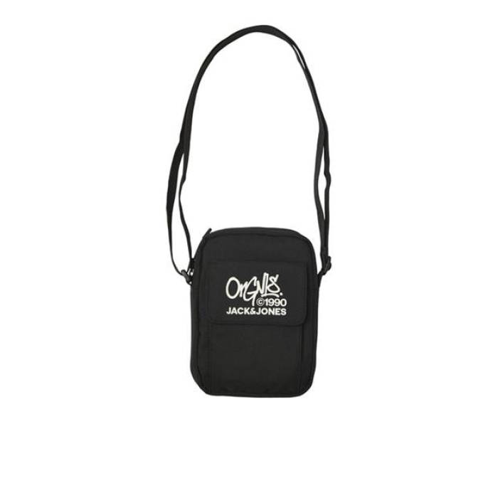 Jack And Jones 【 Adults Jacorg Sling Shoulder Bag Unisex Black 】 御徒面子 ユニ一発やる 黒いこと 黒いこと