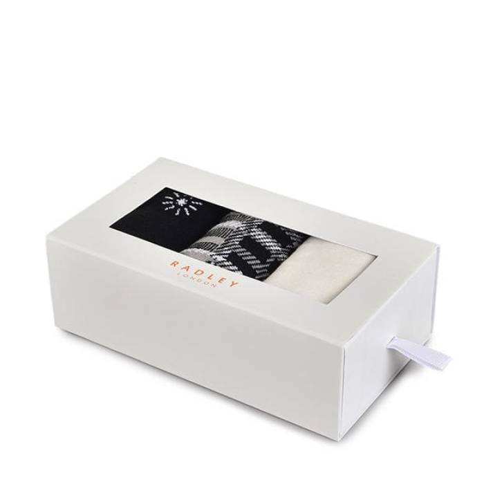 Radley 【 Check Sock Set Women Ash 】 レディース