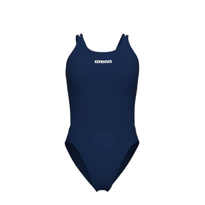 競技場 Arena 【 Solid Tech Back Swimsuit Women Navy/White 】 益荒男 テック 水泳着 レディース 紺色 米国海軍 白いこと 白いこと