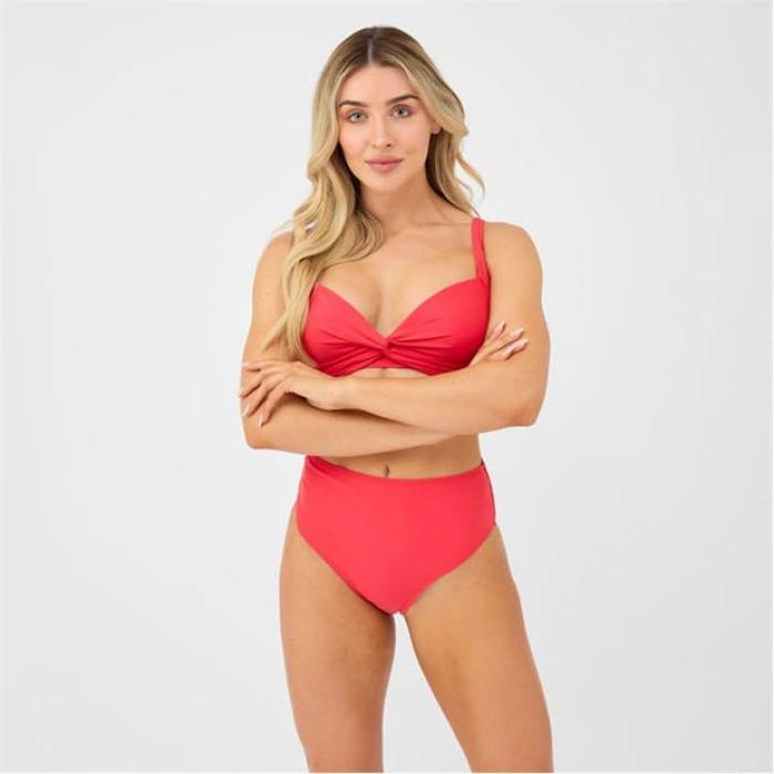 Be You 【 High Waist High Leg Bikini Bottoms Womens Women Red 】 ハイ ズボン ボトムス レディース レディース Red 赤・レッド