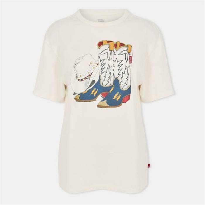 リーヴァイズジーンズ Levis 【 Women\u0027s Oversized T-Shirt Women Cowboy Boot 】 レディース プルオーバー レディース 牛飼いブーツ