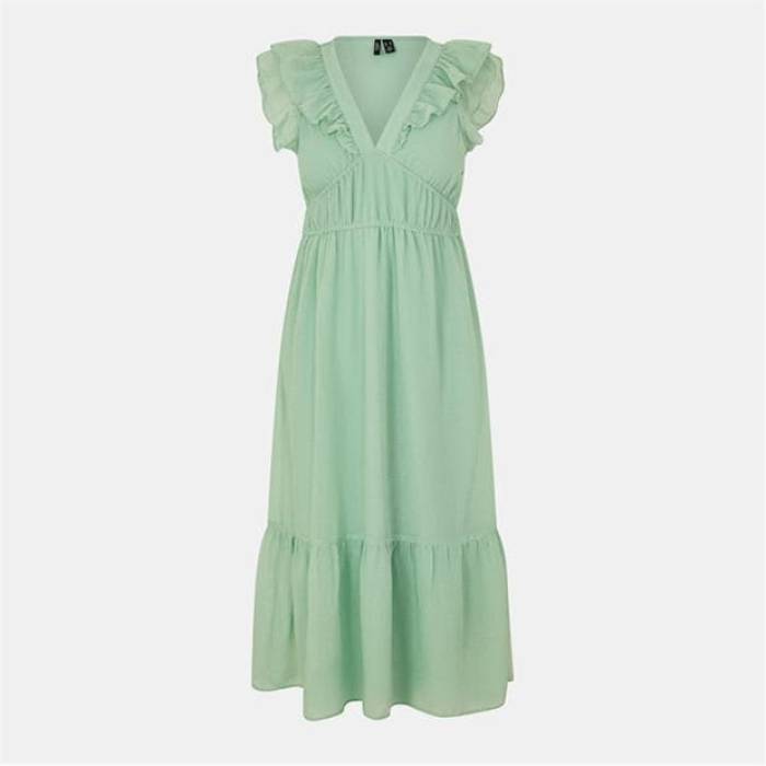 Vero Moda Maternity 【 Mo Emilie Tea Dress Women Silt Green 】 ドレス レディース green 緑・グリーン 12,432円
