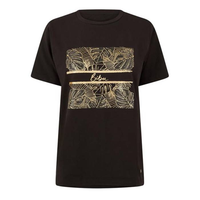 Biba 【 Essential T-Shirt Women Emb Leaf 】 プルオーバー レディース