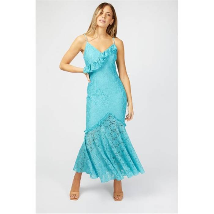 リトルミストレス Little Mistress 【 Maxi Dress Women Turquoise 】 マキシドレス レディース