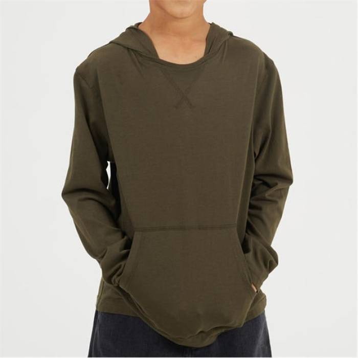 ブレイブソウル Brave Soul 【 Boys Long Sleeve Hoodie With Set In Sleeve Kids Khaki 】 Sleeve スリーブ フーディー パーカー ジュニア キッズ カーキ｜スニケス