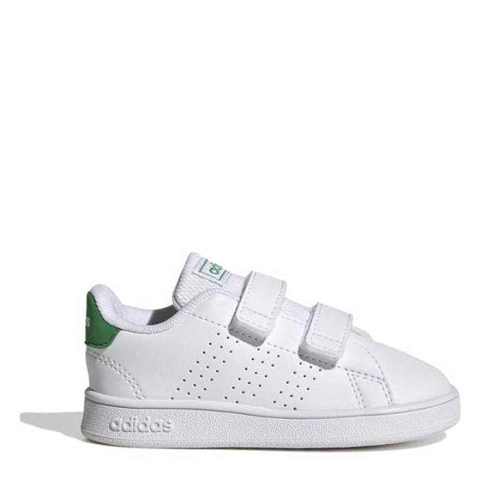 アディダス Adidas 【 Lifestyle Court Two Hook-And-Loop Shoes Kids Cloud White / Green / Core Bla 】 ライフスタイル コート シューズ 運動靴 ジュニア キッズ 白色 ホワイト green 緑・グリーン コア 18,375円