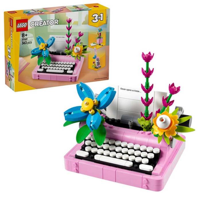 レゴ Lego 【 Creator 3In1 Typewriter With Flowers Toy 31169 Unisex Lego Creator 】 ユニ一発やる
