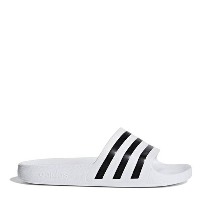 アディダス Adidas 【 Adilette Aqua Slide Mens Men White/Black 】 アディレッタ アクア Slide サンダル メンズ メンズ 白色 ホワイト 黒色 ブラック｜スニケス