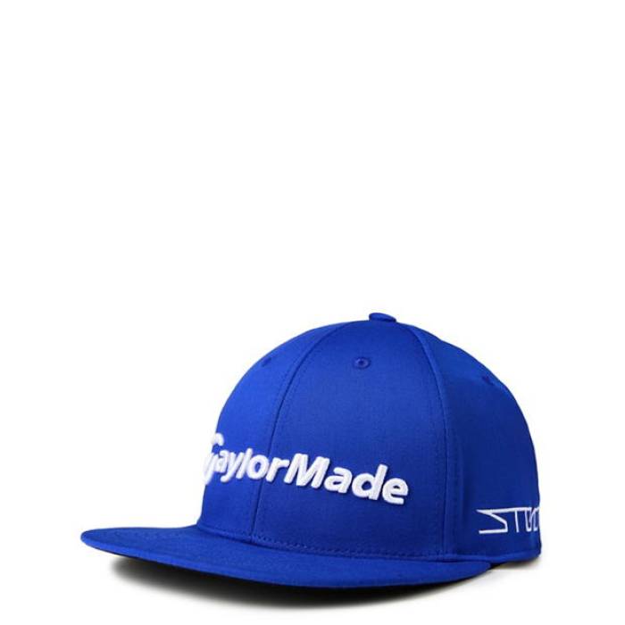TaylorMade Flatbill Snapback Cappello Uomo - 5 Pannelli, Logo TBug, Vestibilità Regolabile