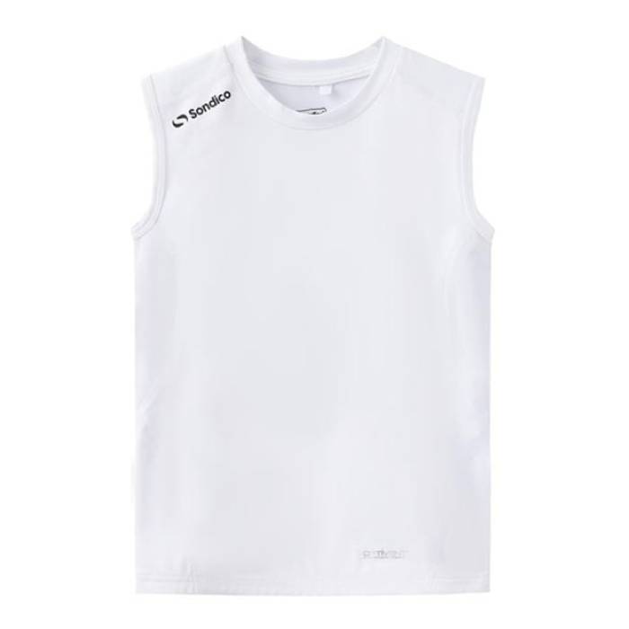 Sondico 【 Base Cre Vest Junior Boys Kids White 】 ベスト スポーツ アウトドア サッカー フットサル キッズ ジュニア用ウェア その他 ジュニア キッズ 白色 ホワイト画像