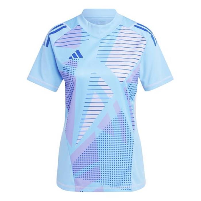 アディダス Adidas 【 T24 P Gk Jsy W T-Shirt Womens Women Semi Blue Burst 】 Tシャツ レディース レディース 青色 ブルー バースト