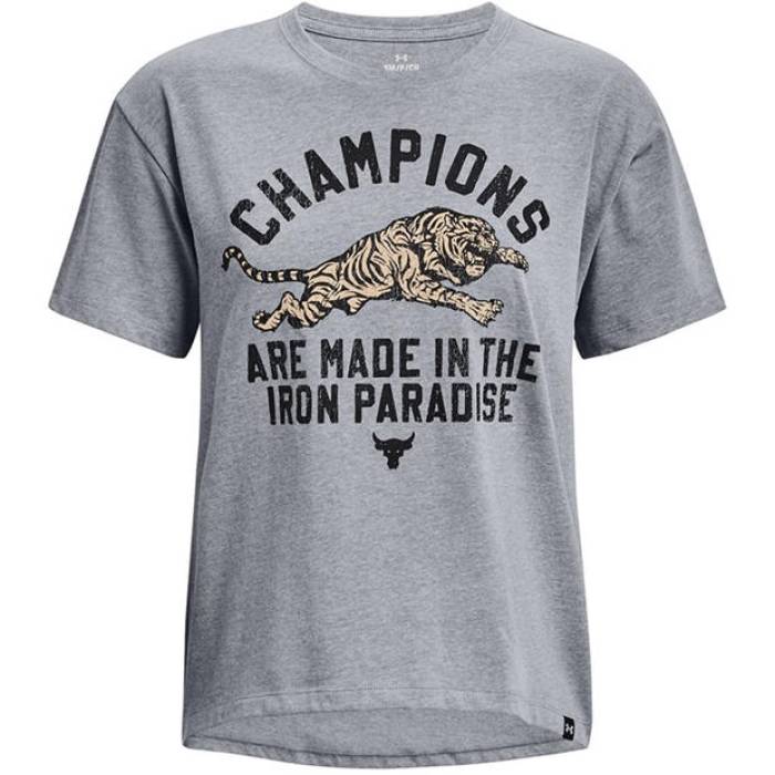 アンダーアーマー Under Armour 【 Short-Sleeve Performance Gym Top Women Grey 】 動作 レディース 薄墨色 薄墨色