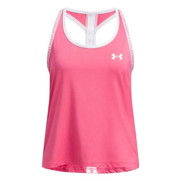 アンダーアーマー Under Armour 【 Knockout Tank Top Juniors Kids Super Pink 】 貯蔵タンクいの一番 お坊っちゃん キッズ pink サクラ色
