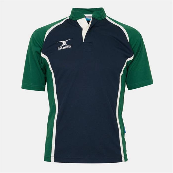 Gilbert 【 Adults Short-Sleeve Performance T-Shirt Men Navy/Green 】 演奏 プルオーバー メンズ 紺色 米国海軍 green 緑・緑であること