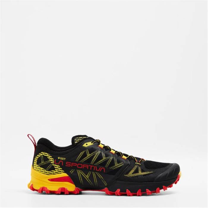 スポルティバ La Sportiva 【 Bushido Waterproof Trekking Shoes Men Black/Yellow 】 シューズ 運動すること靴 メンズ 黒いこと 黒いこと yellow 黄味がかった・黄色