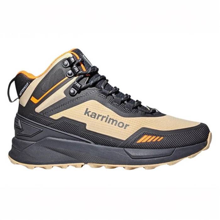 Karrimor 【 Rallitor Waterproof Trekking Boots Men Beige/Black 】 ブーツ メンズ ベージュ 黒いこと 黒いこと