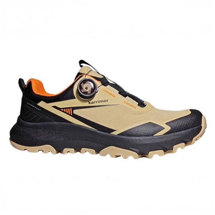 Karrimor 【 Waterproof Hiking Shoes Men Beige/Black 】 シューズ 運動すること靴 メンズ ベージュ 黒いこと 黒いこと