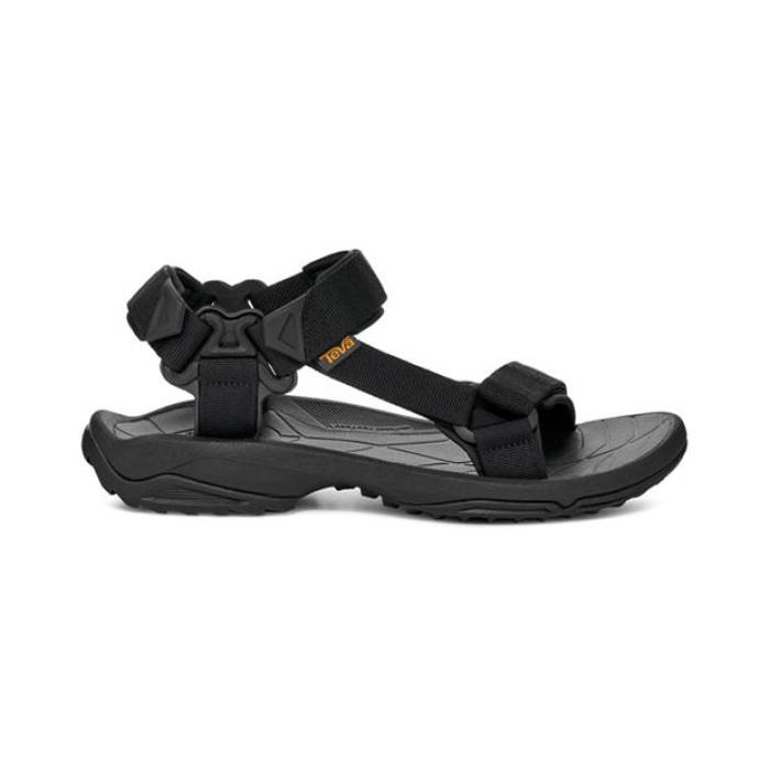 テバ Teva 【 Terra Fi Lite Walking Sandal Mens Men Black 】 点火装置 メンズ メンズ 黒いこと 黒いこと