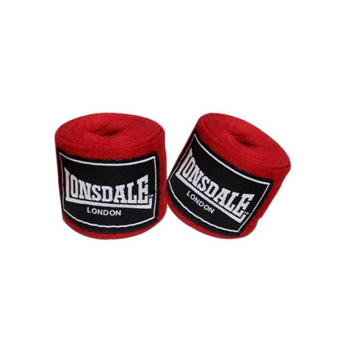 Lonsdale 【 Contender Hand Wrap Unisex Red 】 wrap 一回り ユニ一発やる Red 赤・赤いこと