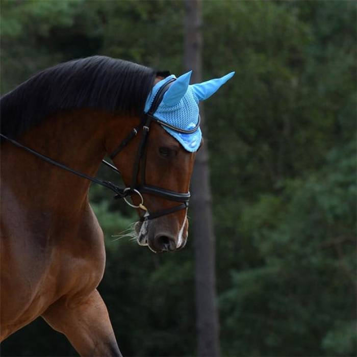 Weatherbeeta 【 Prime Marble Ear Bonnet Unisex Blue Swirl Marble 】 ユニセックス 青色 ブルー