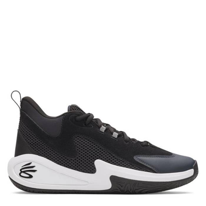 アンダーアーマー Under Armour 【 Curry Basketball Trainers Men Black/Grey 】 カリー バスケットボール シューズ スニーカー メンズ 黒色 ブラック 灰色 グレー
