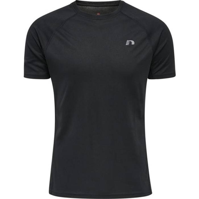 Newline 【 Core Running T Shirt Senior Men Black 】 コア シニア メンズ 黒色 ブラック