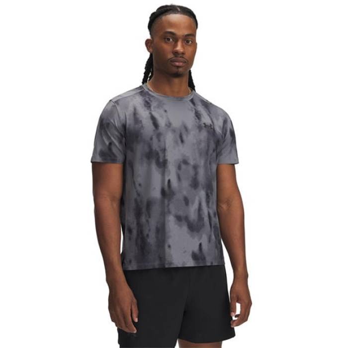 アンダーアーマー Under Armour 【 Launch Elite Short-Sleeve Performance Top Men Grey 】 エリート パフォーマンス メンズ 灰色 グレー｜スニケス