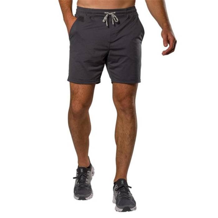 ネイサン Nathan 【 Performance Running Shorts Men Dark Charcoal 】 演奏 さる股引き メンズ 濃灰色