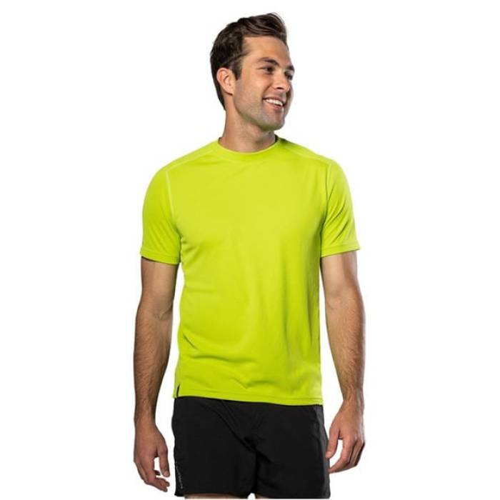 ネイサン Nathan 【 Rise Short-Sleeve Performance Top Men Bright Lime 】 ライズ 演奏 メンズ 菩提樹