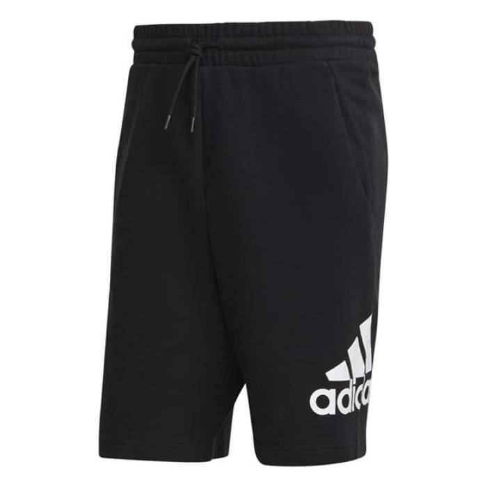 アディダス Adidas 【 Big Logo French Terry Shorts Mens Men Black 】 ロゴタイプ さる股引き メンズ メンズ 黒いこと 黒いこと