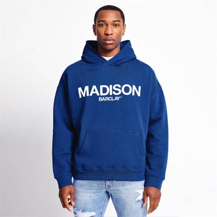 Madison Barclay 【 Ocean Av Hoodie Men Indigo Blue 】 フーディー パーカー メンズ 藍色・インディゴ 青色 ブルー|スニケス