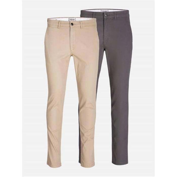 Jack And Jones 【 2-Pack Marco Chino Trouser Mens Men Crockery 】 2個入 チノ メンズ メンズ