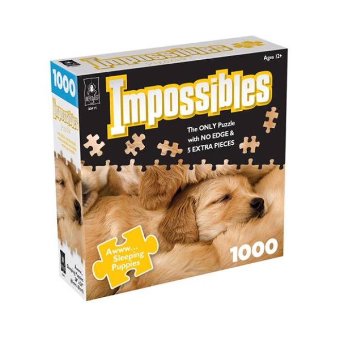 University Games 【 Sleeping Puppies Impossibles Puzzle Unisex Multi 】 ユニセックス