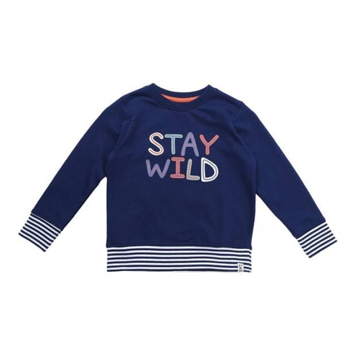 Lilly And Sid 【 Stay Wild Crew Sweatshirt Unisex Multi 】 wild ワイルド 労働者の一団 汗水 調教師 ユニ一発やる
