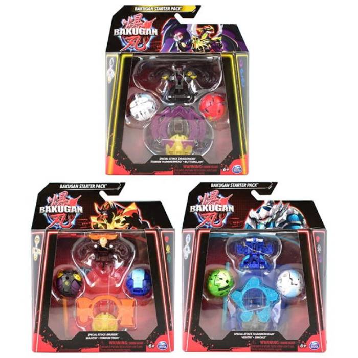 Spin Master 【 Bakugan Starter Pack Action Figures Unisex Multi 】 スターター アクション ユニセックス