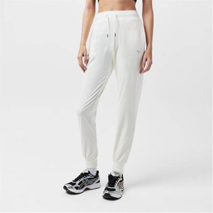ゲス Guess 【 Couture Jogging Bottoms Women Crm White G012 】 ズボン ボトムス レディース 白色 ホワイト
