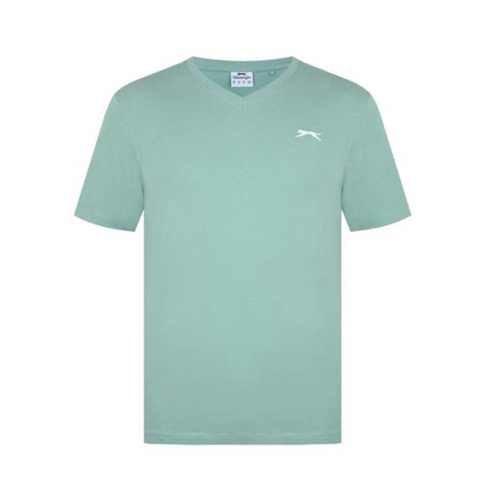 Slazenger 【 V Neck T Shirt Mens Men Pistachio 】 メンズ メンズ