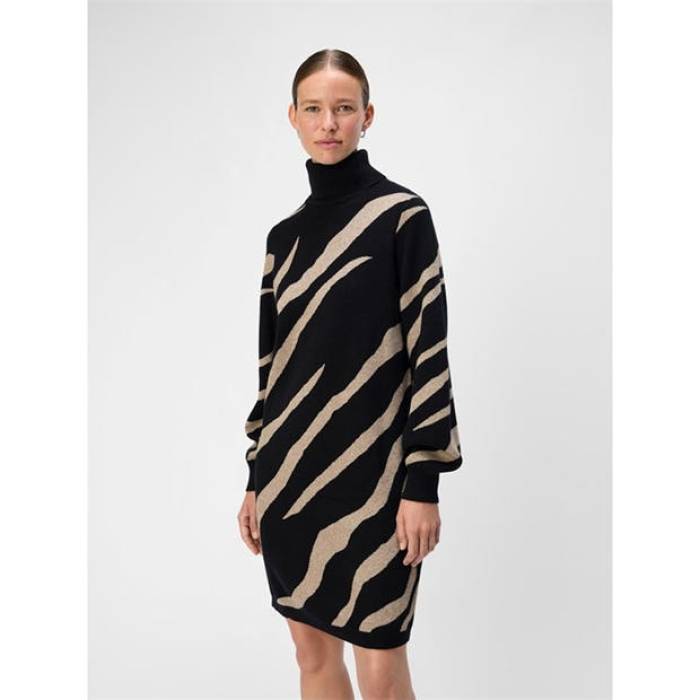 Object 【 Women's Ray Knitted Jumper Dress Women Desert Zebra 】 レディース ドレス レディース