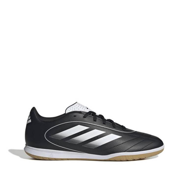 アディダス Adidas 【 Goletto Viii Indoor Football Shoes Men Black/White 】 蹴球 シューズ 運動すること靴 メンズ 黒いこと 黒いこと 白いこと 白いこと