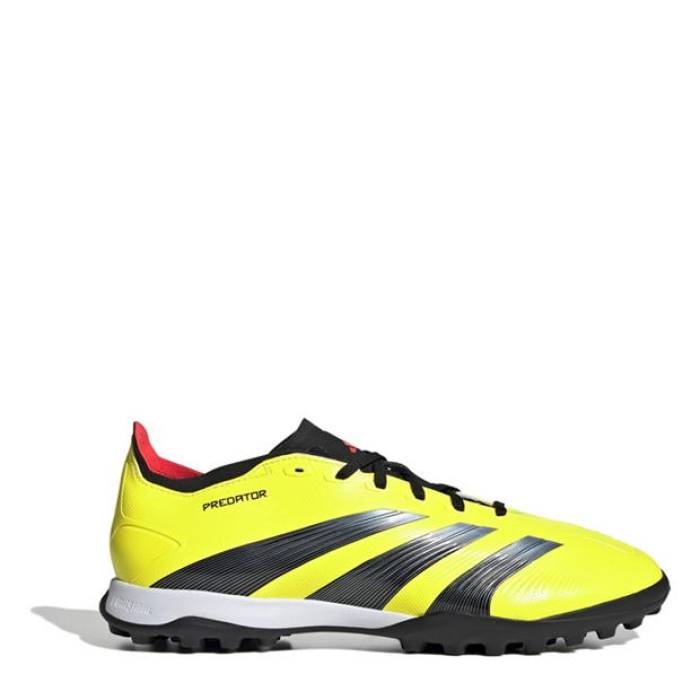 アディダス Adidas 【 Predator 24 League Low Turf Football Boots Men Yellow/Blk/Red 】 プレデター ターフ フットボール ブーツ メンズ yellow 黄色・イエロー Red 赤・レッド