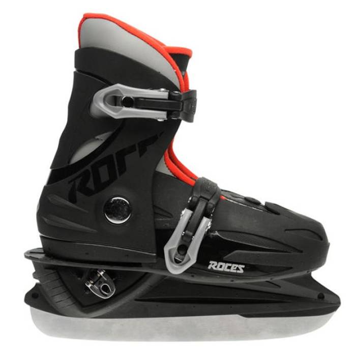 Roces 【 Mck Ii Ice Skates Juniors Kids Black/Red 】 お坊っちゃん キッズ 黒いこと 黒いこと Red 赤・赤いこと