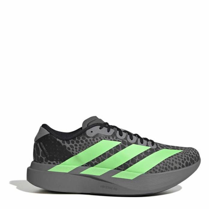 アディダス Adidas 【 Adizero Evo Sl Shoes Mens Men Grey/Lime 】 アディゼロ シューズ 運動すること靴 メンズ メンズ 薄墨色 薄墨色 菩提樹