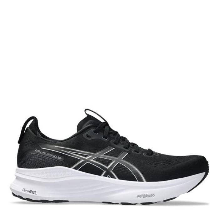 アシックス Asics 【 Gel-Kayano 32 Mens Running Shoes Men Black/White 】 メンズ シューズ 運動すること靴 メンズ 黒いこと 黒いこと 白いこと 白いこと