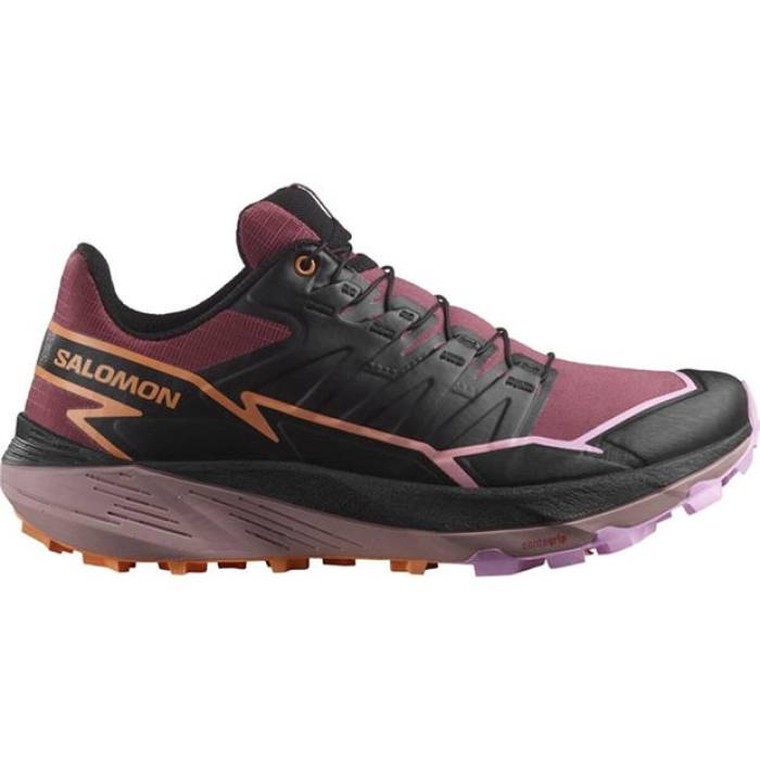 サロモン Salomon 【 Thundercross Ladie\u0027s Trail Running Shoes Women Papaya/Black 】 シューズ 運動すること靴 レディース 黒いこと 黒いこと