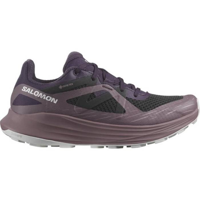 サロモン Salomon 【 Ultra Flow Goretex Ladies Running Shoes Women Nightshade 】 ultra ウルトラ 流通受け答え ゴアテックス シューズ 運動すること靴 レディース
