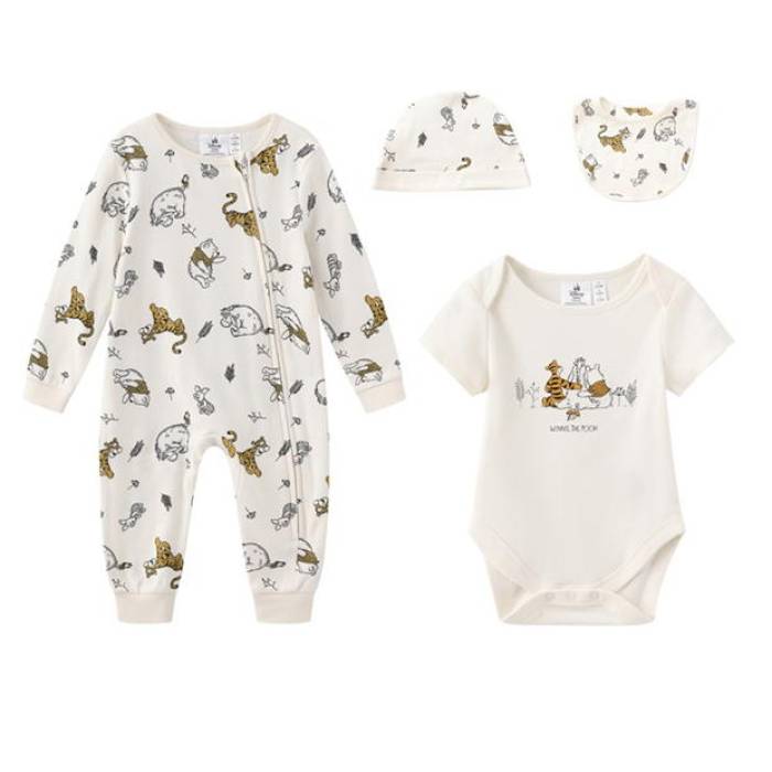 Character 【 4 Piece Romper Set Infants Kids Tigger 】 ロンパース お坊っちゃん キッズ