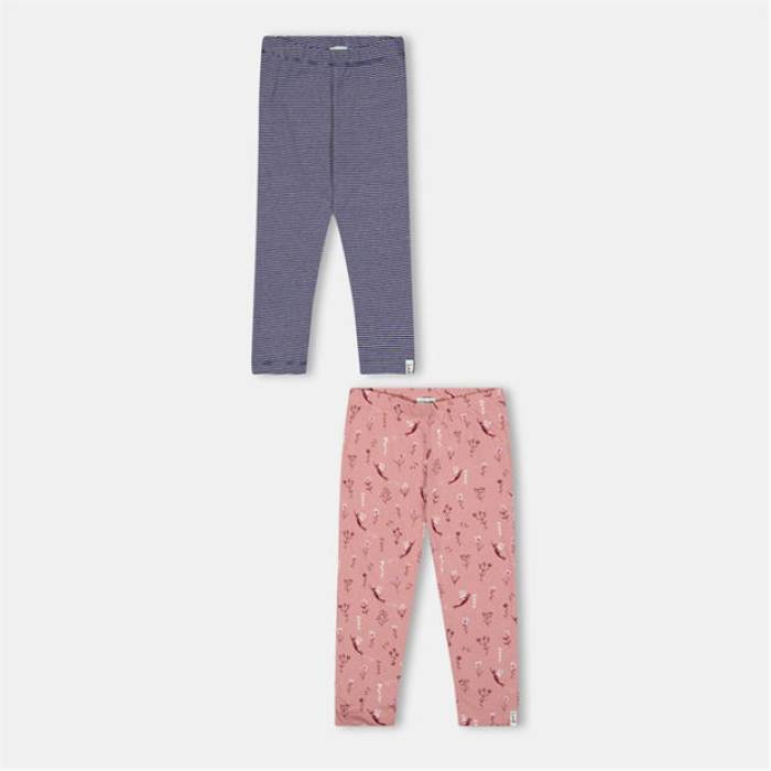 Lilly And Sid 【 \u0026 Sid Multicoloured Stripe And Fairy Print Leggings - 2 Pack Kids Multi 】 Stripe 縞模様 レギンス・タイツ お坊っちゃん キッズ