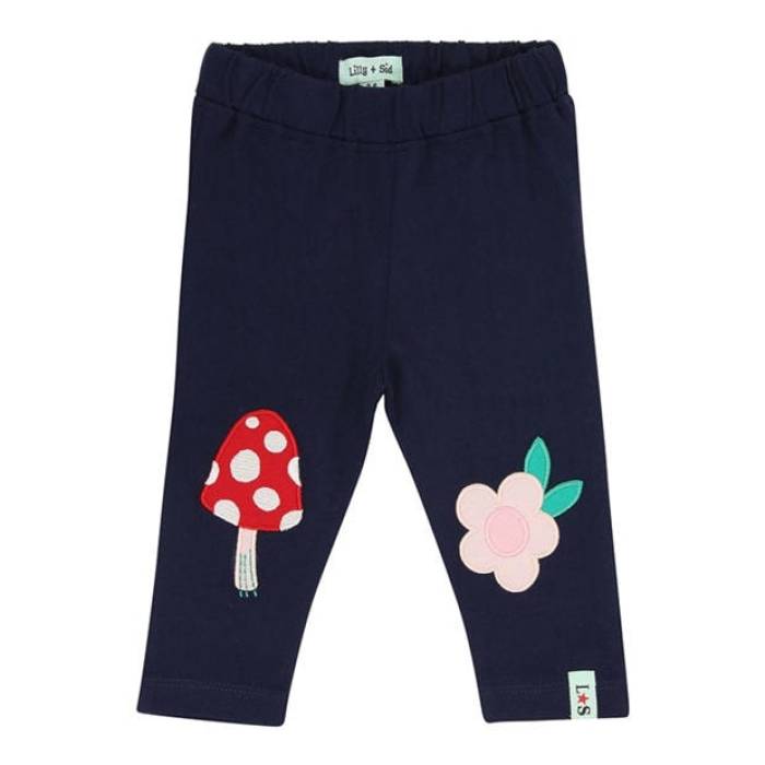 Lilly And Sid 【 Knee Leggings Kids Navy 】 レギンス・タイツ お坊っちゃん キッズ 紺色 米国海軍