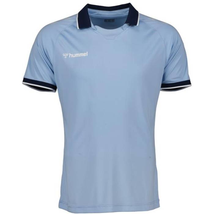 ヒュンメル Hummel 【 Adults Impact Jersey Drill Top Men Arg Blu/Mrne 】 差しひびき ティーシャツ メンズ