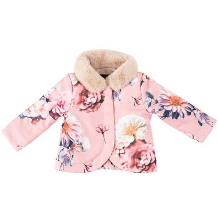 Firetrap 【 Baby Girls Wrap Jacket Kids Rose Petal 】 wrap さあ美 Jacket 上衣 お坊っちゃん キッズ Rose サクラ色